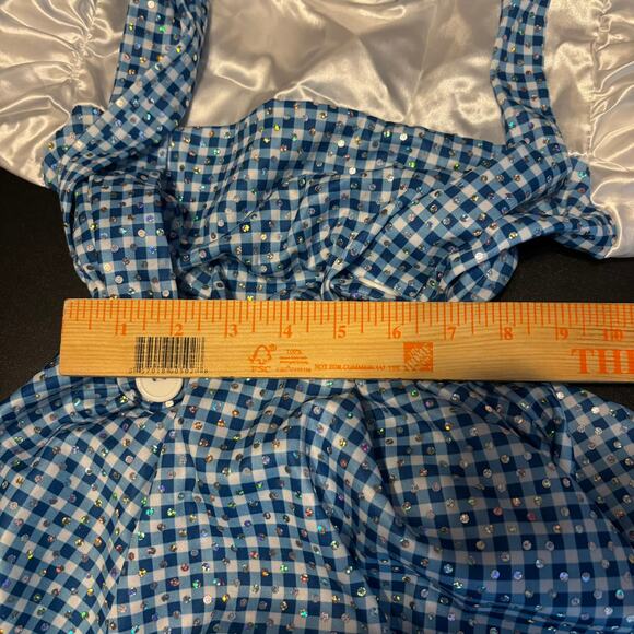 The Wizard of Oz Girls' Dorothy Dress Costume No Size Tag Halloween - Picture 5 of 6